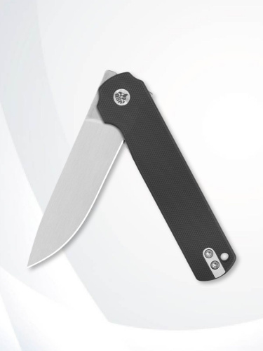 Нож QSP Lark satin сталь 14C28N, рукоять Black G10