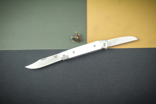 Нож складной Lord N690 G10 белые Кизляр