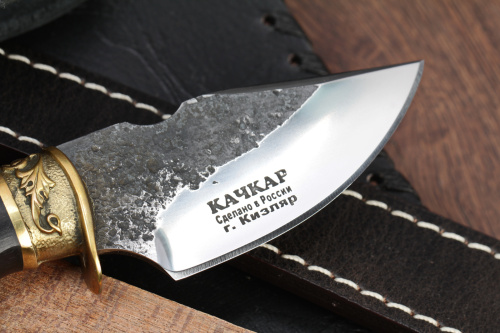 Нож Качкар Х12МФ/латунь Блажко