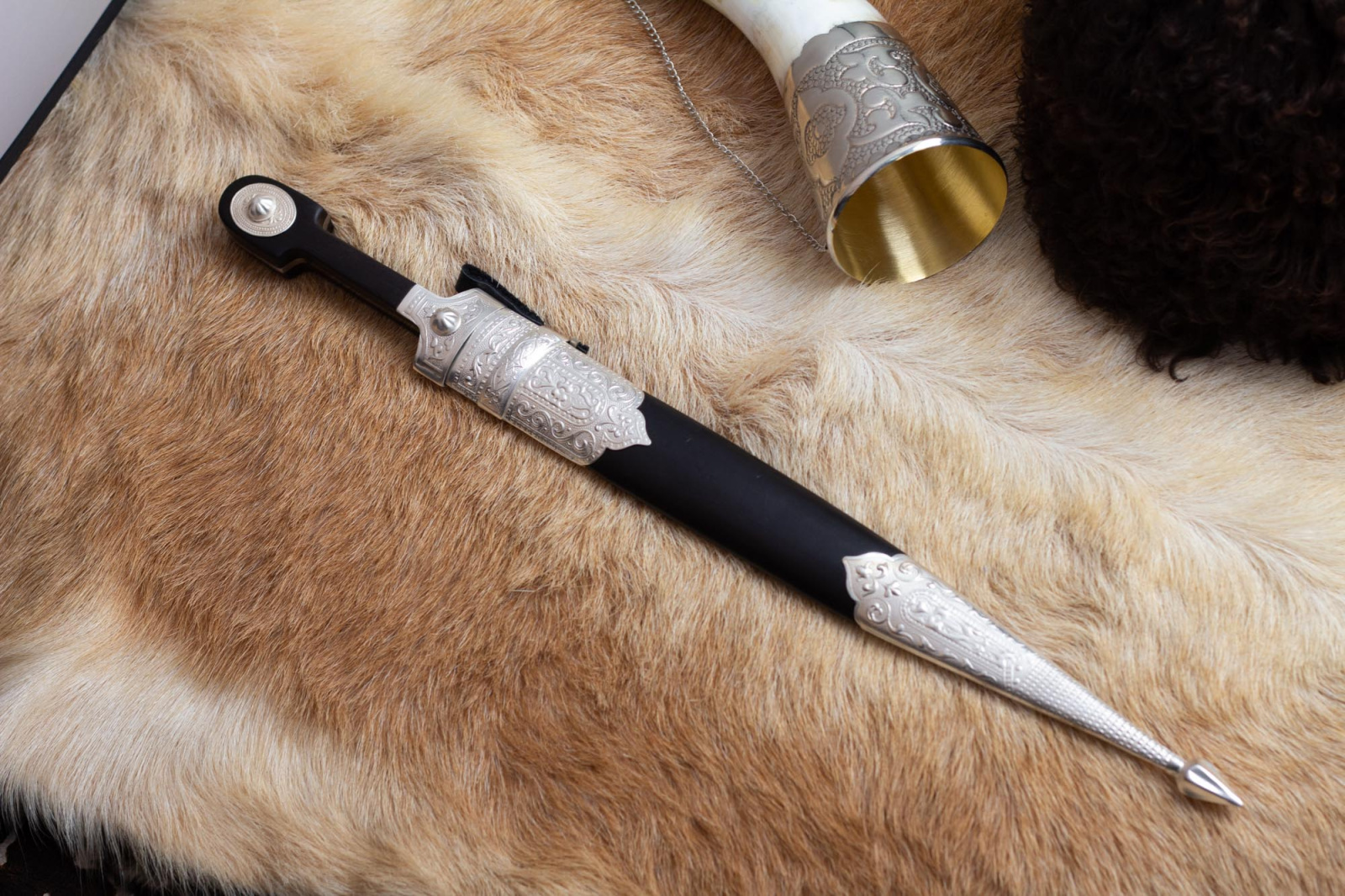 Кинжал ККВ посеребрение Кизляр