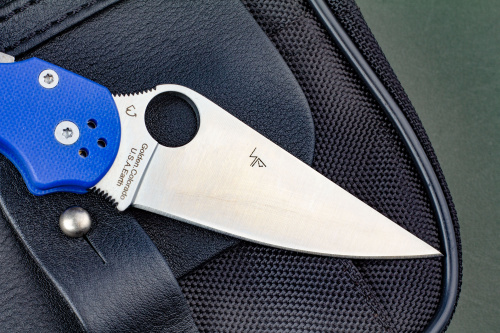 Нож Paramilitary 2 CH синий Spyderco