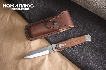 Автоматический нож Predator Hammer 440C дерево притины  Mikov