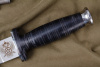 Нож КО-2 Кожа с символикой СВР
