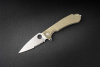 Складной нож Daggerr Resident serrated stonewash олива