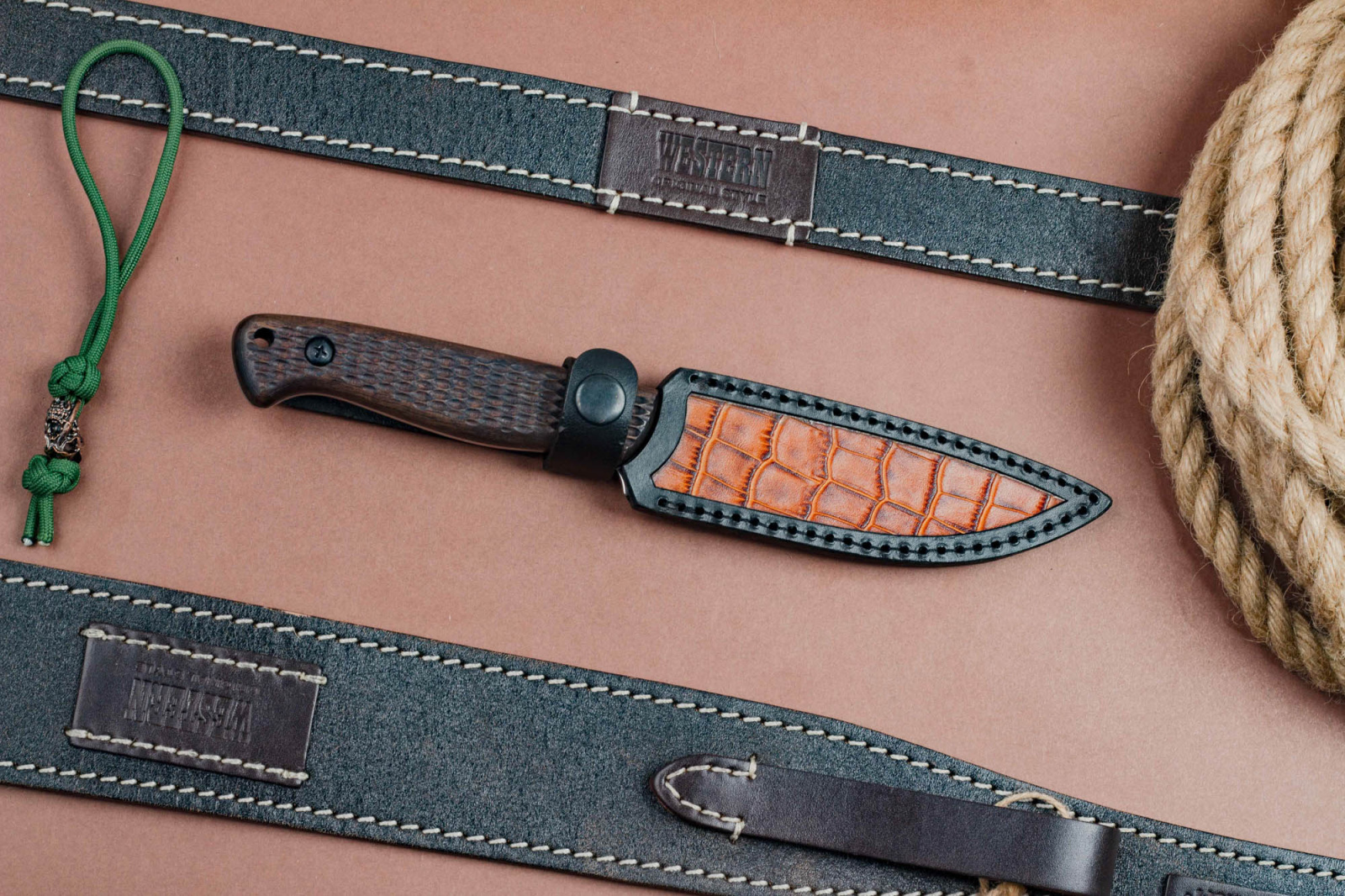 Нож Тайга 120 орех Х12МФ Андреев