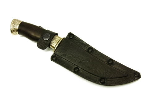 Нож Рысь - граб/мельхиор Беркут Кизляр