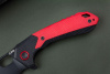 Складной нож CJRB Caldera PVD сталь AR-RPM9, рукоять Black/Red G10