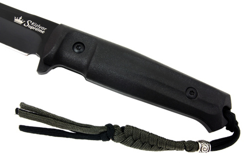 Нож Sensei AUS-8 black Titanium Black