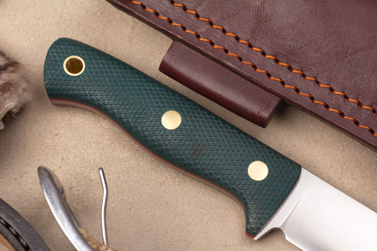 Нож Кедр CPR изумруд конвекс Южный Крест