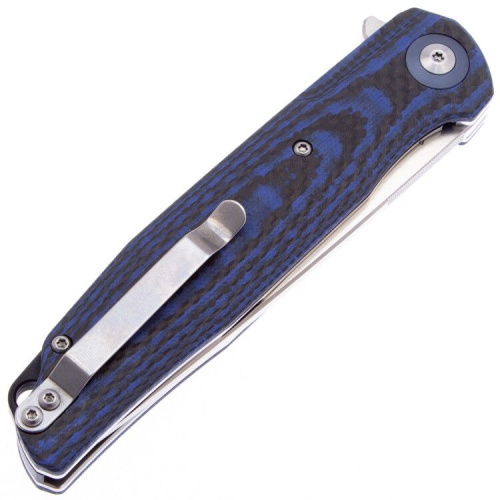 Складной нож Bestech Ascot сталь D2, рукоять Blue G10/Carbon