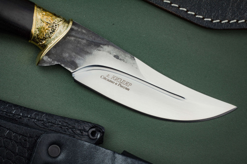 Нож Рысь Х12 граб/латунь Беркут Кизляр