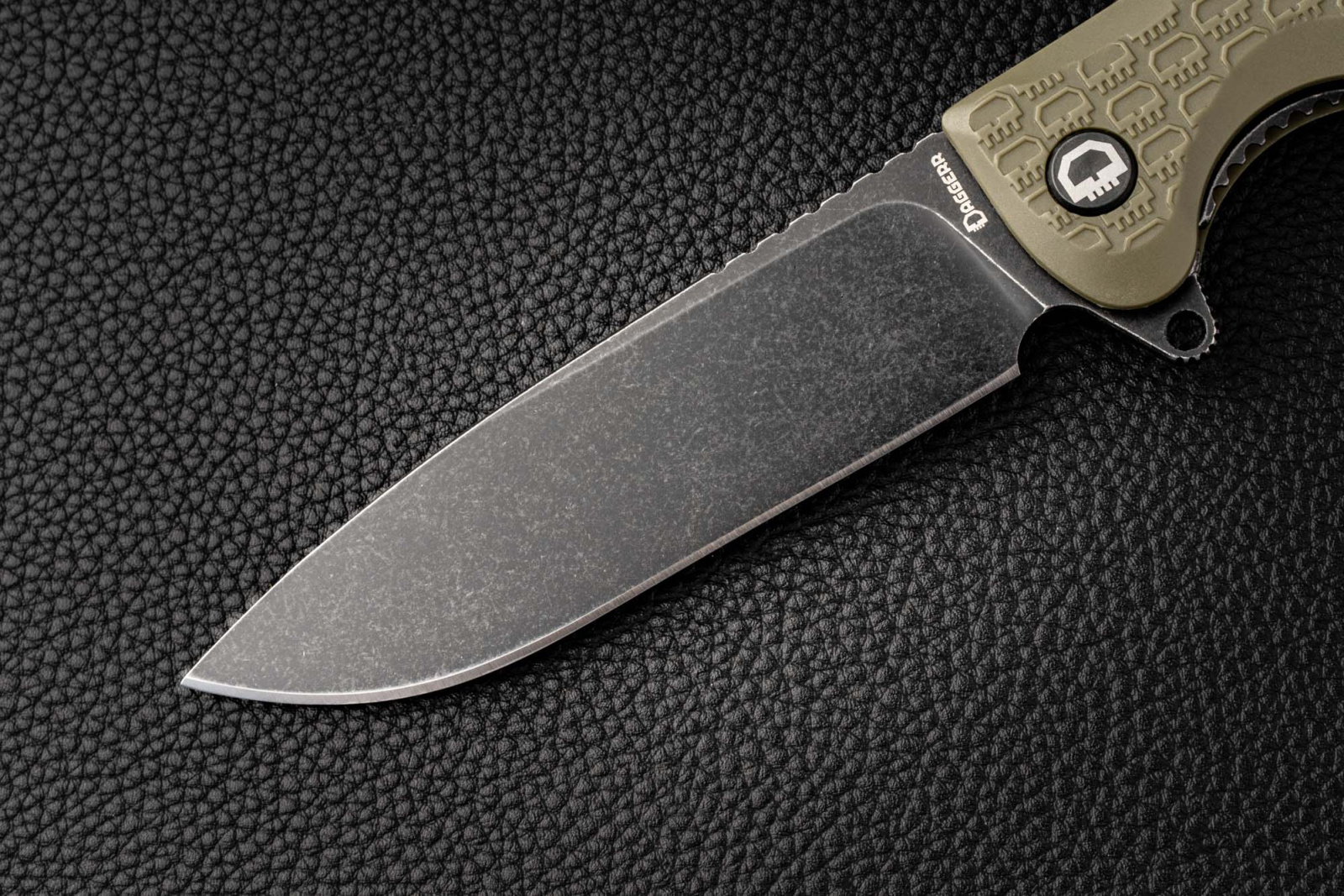 Нож Wocket blackwash WKFRNOLBW сталь 8Cr14MoV рукоять Olive FRN