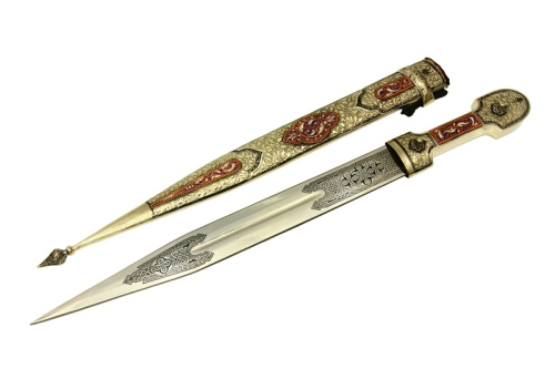 Кинжал сувенирный модель № 6 мельхиор Поиск Кизляр