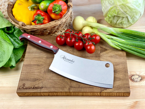 Кухонный топорик alexander C AUS-8 G10 Russo Knives