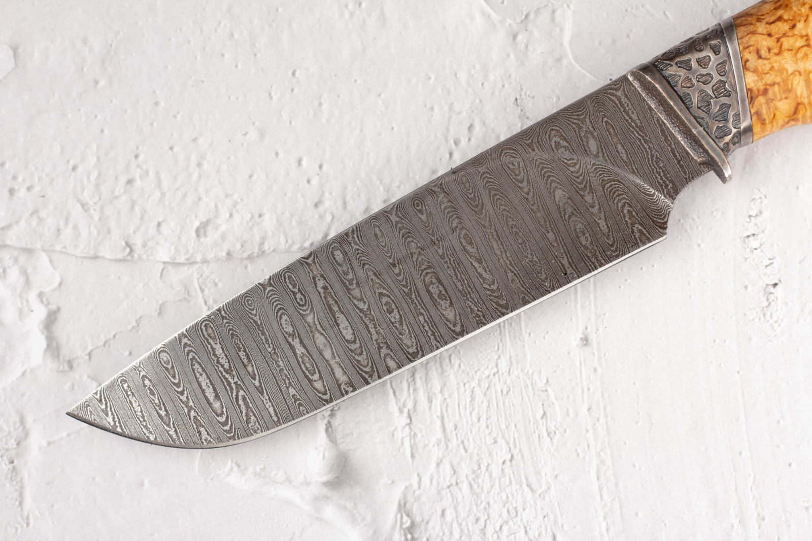 Нож Охота карельская берёза/дамаск ИП Эмиров Р.К. Кизляр