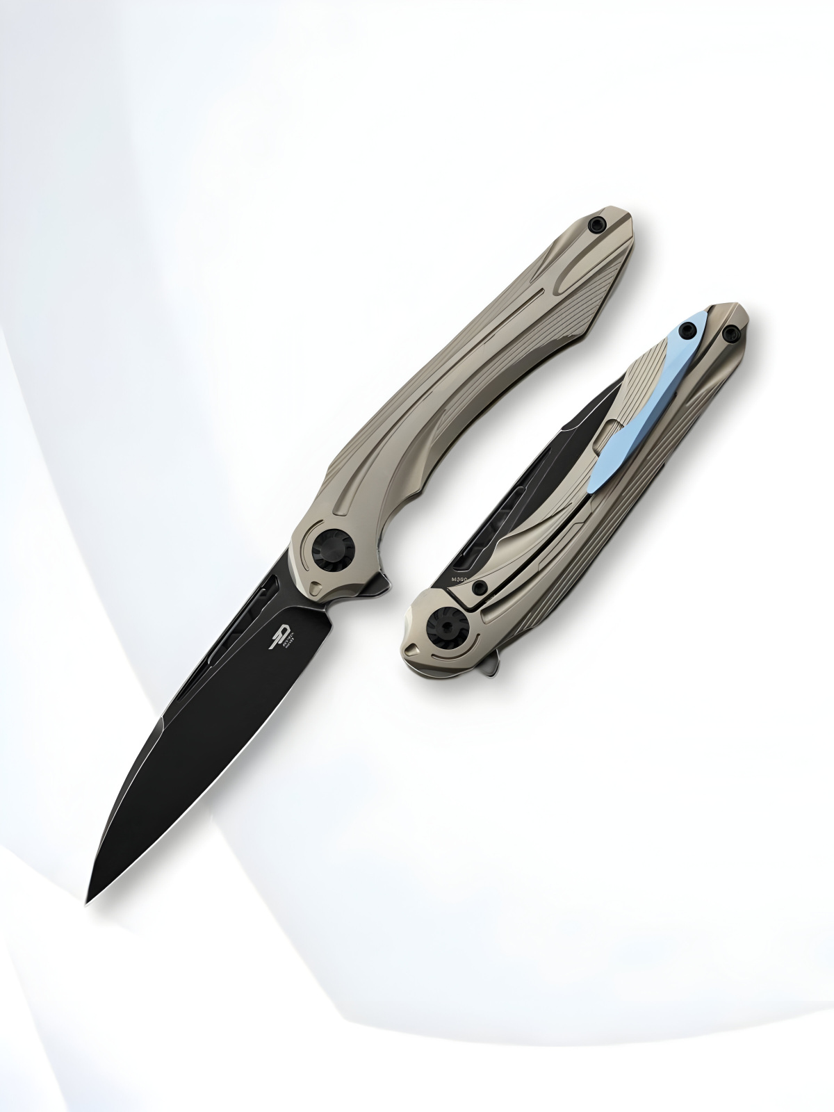 Складной нож Bestech Wibra Grey Titan