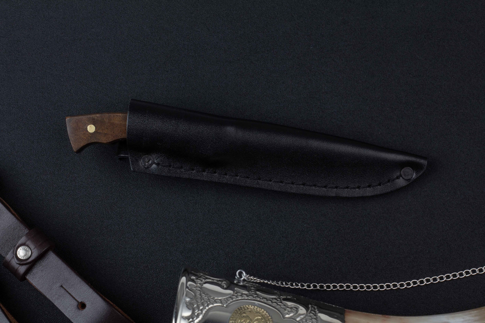 Нож Ш-1 65Х13/клепанный Беркут Кизляр