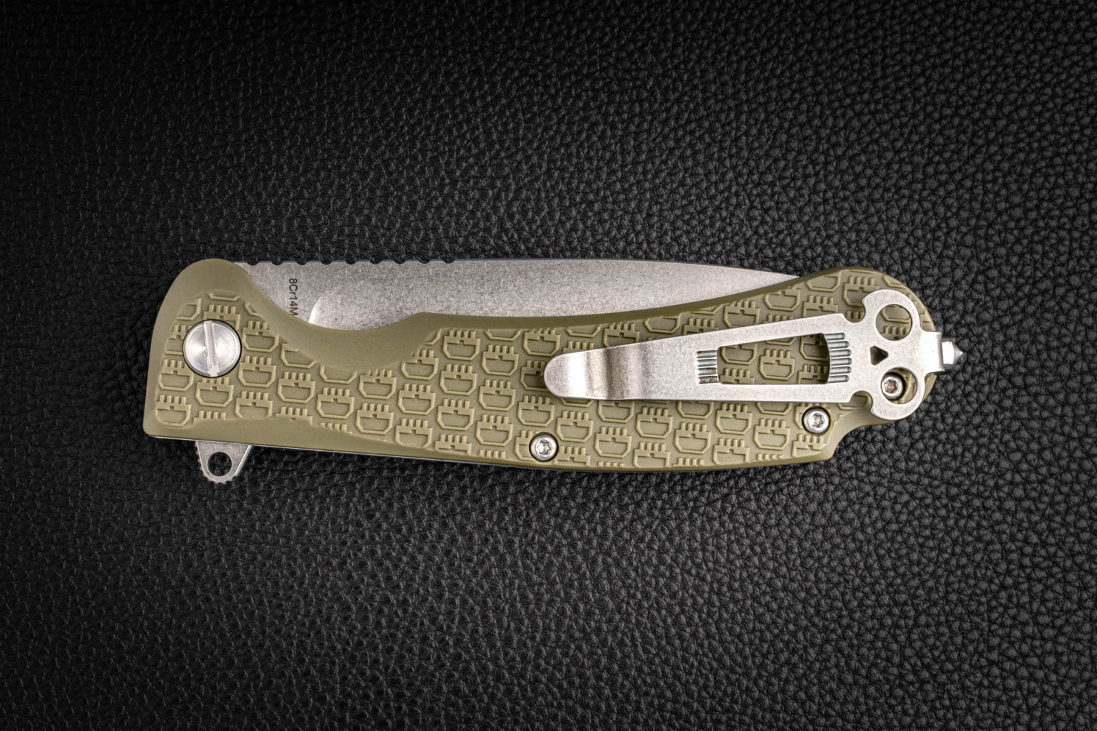 Складной нож Daggerr Wocket serrated stonewash олива Складной нож Daggerr Wocket serrated stonewash олива