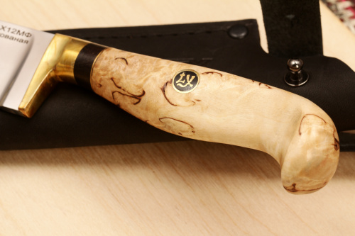 Нож Узбекский (Х12МФ, карельская берёза)