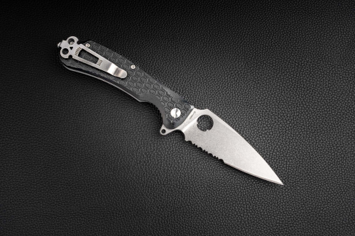 Складной нож Daggerr Resident serrated stonewash черный Складной нож Daggerr Resident serrated stonewash черный