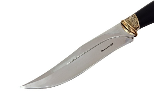 Нож Гюрза - 65Х13/латунь Беркут Кизляр