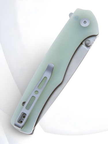 Складной нож Sencut Crowley Stonewash сталь D2, рукоять Natural G10