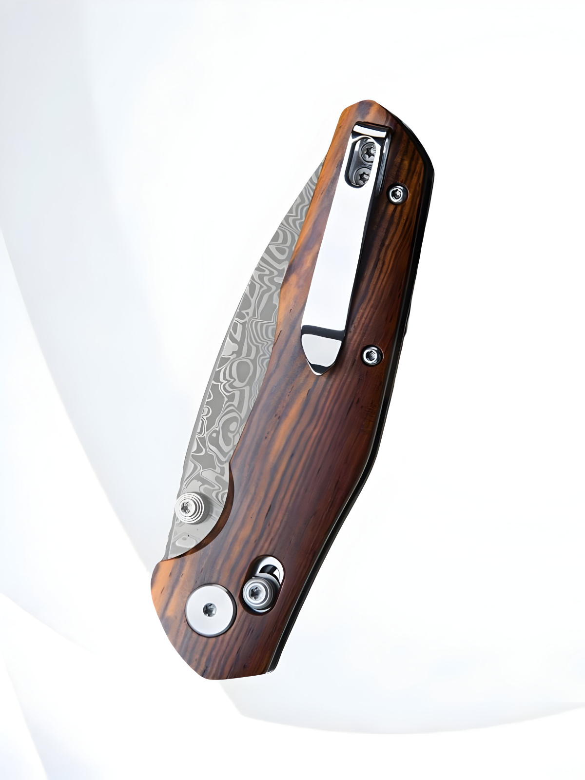 Нож Bestechman Ronan сталь Damascus, рукоять Rosewood