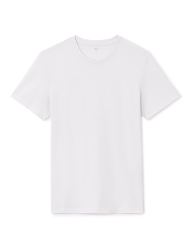 Футболка из хлопка с круглым вырезом