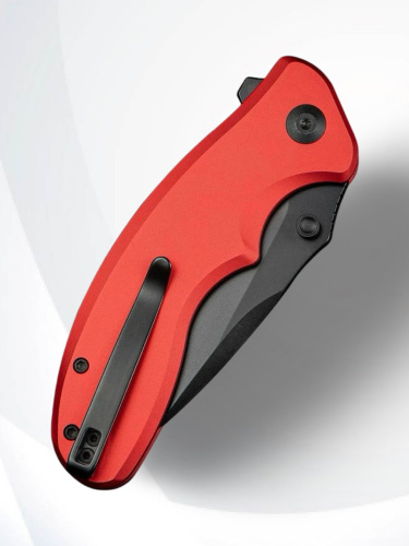 Складной нож Sencut Cybrix black сталь 9Cr18MoV, рукоять Red Aluminum