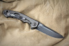 Складной нож ZT 0450CF Sinkevich Flipper DLC сталь CPM-S35VN, рукоять карбон/титан