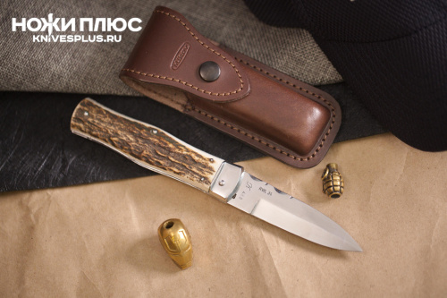 Автоматический нож Predator RWL34 рог оленя Mikov