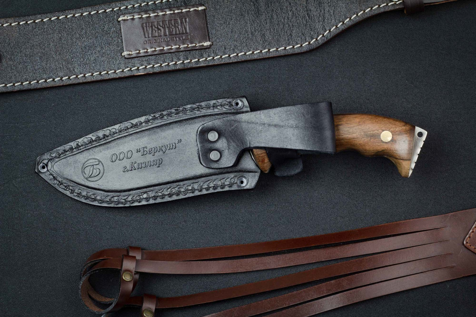 Нож Беркут - 65х13/клепанный Беркут Кизляр