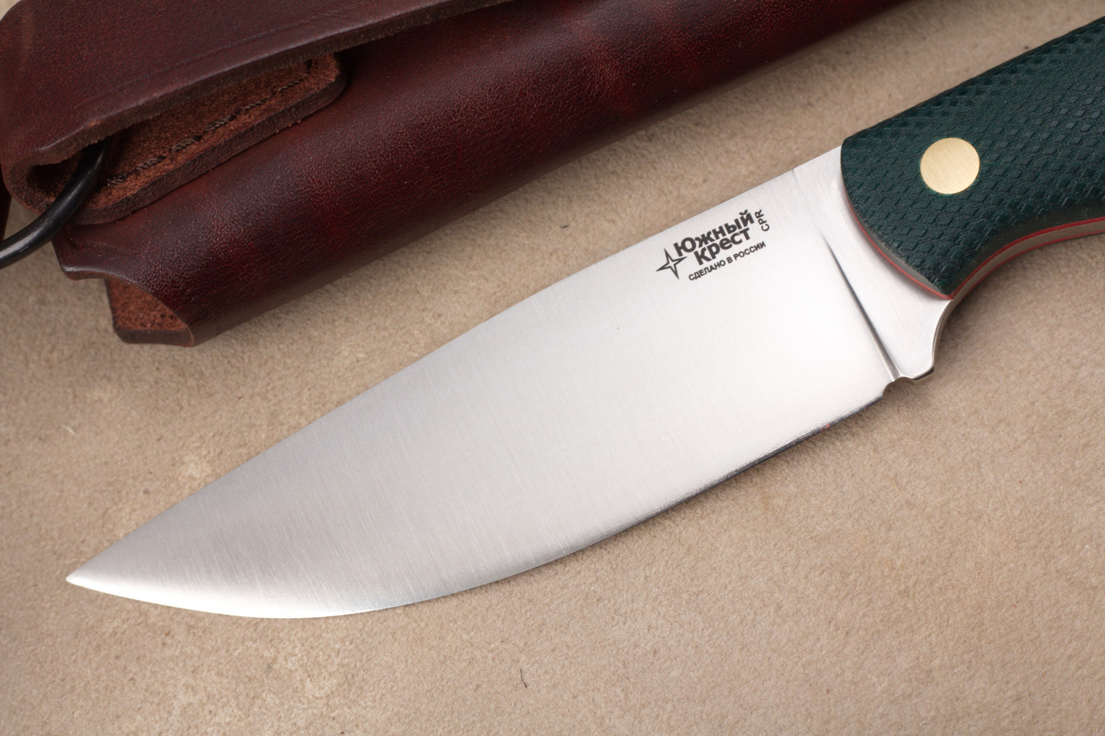 Нож Барибал CPR изумруд конвекс Южный Крест Нож Барибал CPR изумруд конвекс Южный Крест