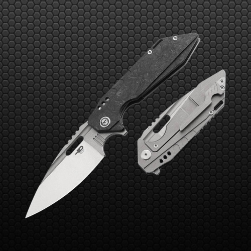 Складной нож Bestech Shodan Carbon/Titan