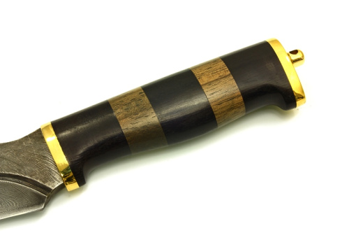 Нож Волк Сталь Дамаск Нож Волк Сталь Дамаск