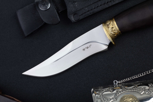 Нож Ф-1- 65Х13/латунь Беркут Кизляр
