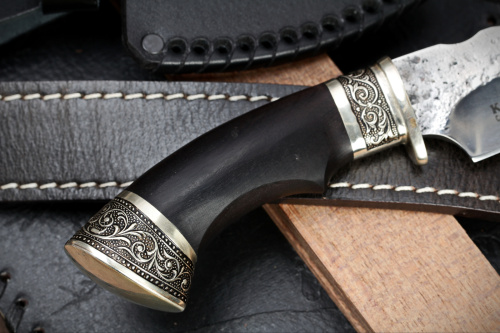 Нож Качкар Х12МФ/мельхиор Блажко