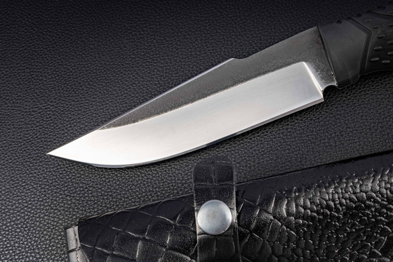 Нож Барс AUS-8 эластрон черный Андреев