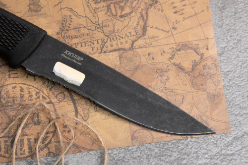 Нож Сова Черный Серрейтор Нож Сова Черный Серрейтор