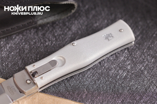 Автоматический нож Predator 420C пластик серый Mikov