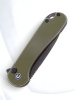 Складной нож CIVIVI Elementum II Button Lock Blackwash сталь Nitro-V, рукоять OD Green G10