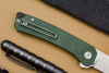Нож QSP Osprey Satin сталь 14C28N, рукоять Green Micarta