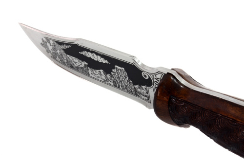 Нож Восток - жженый орех Поиск Кизляр