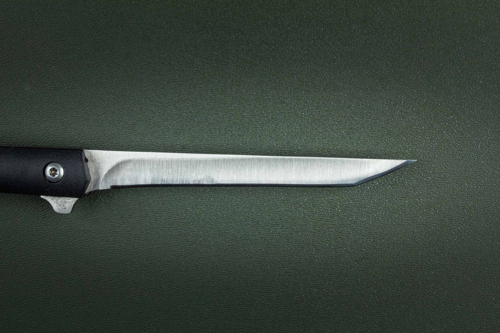 Нож складной Стилет Танто М390 пластик черный