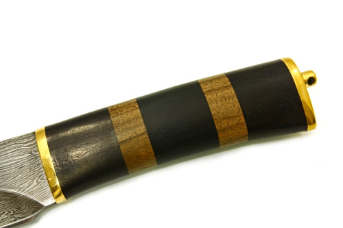 Нож Шатун Сталь Дамаск Наборная рукоять Нож Шатун Сталь Дамаск Наборная рукоять