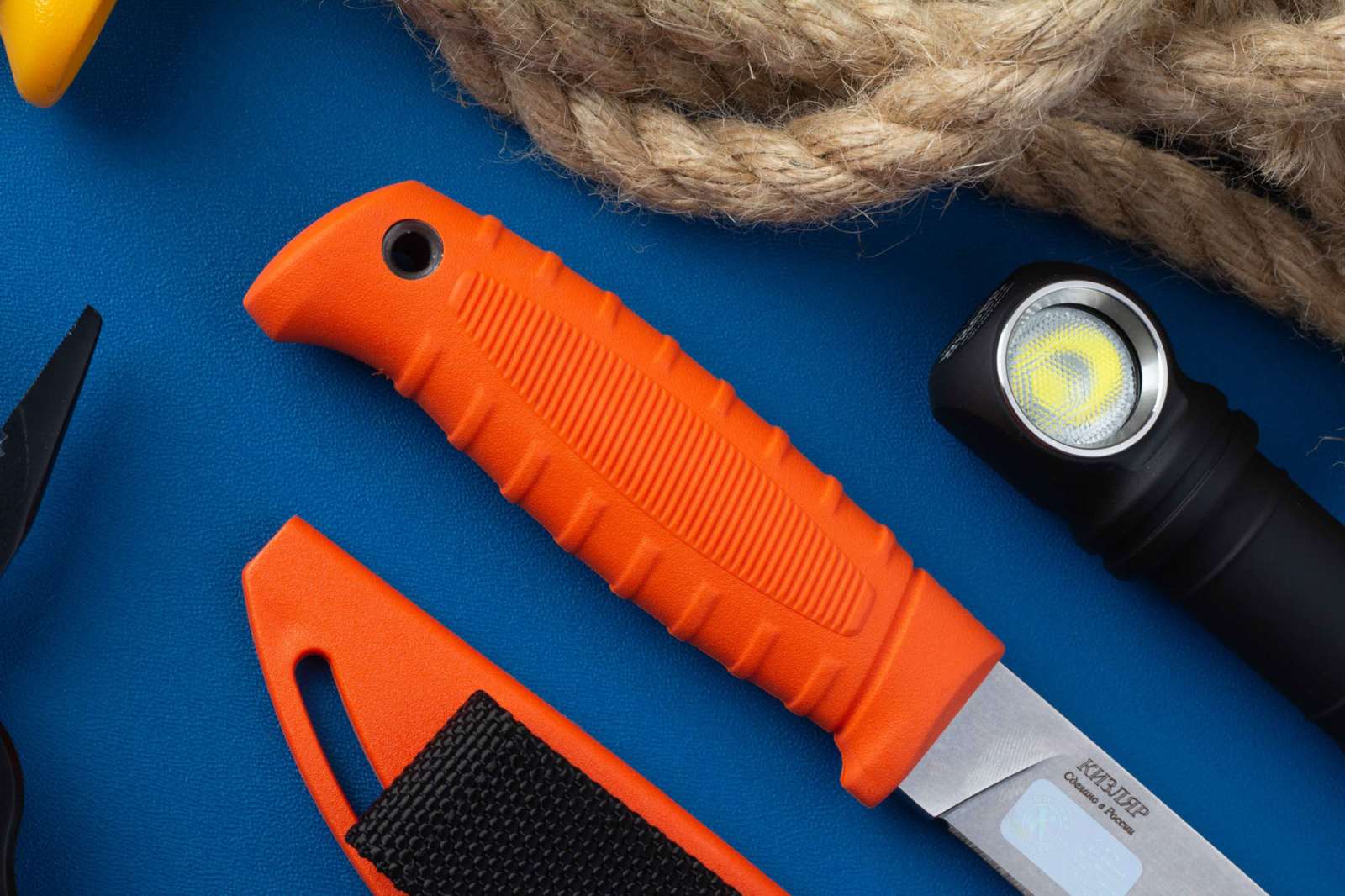 Нож Финский Оранжевый