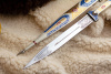 Кинжал джигит мельхиор крашенный