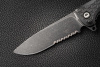 Складной нож Daggerr Wocket serrated blackwash Складной нож Daggerr Wocket serrated blackwash