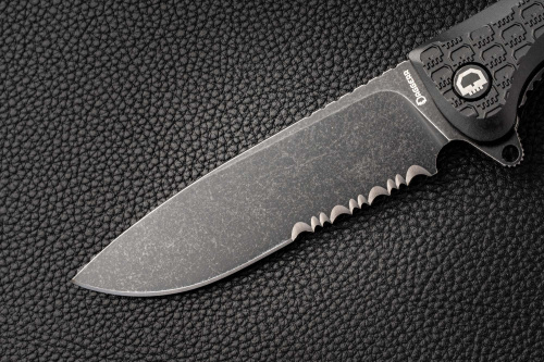 Складной нож Daggerr Wocket serrated blackwash Складной нож Daggerr Wocket serrated blackwash