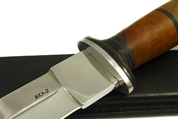 Нож КО-2 Дерево/Кожа Нож КО-2 Дерево/Кожа